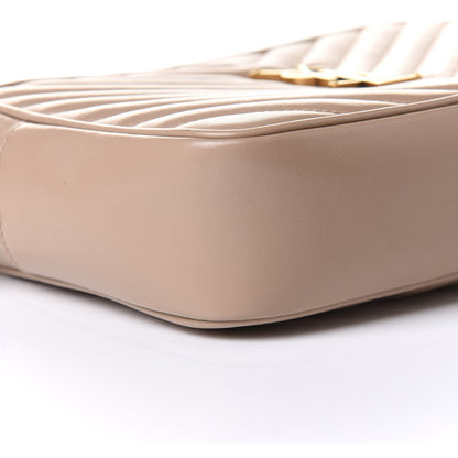 Saint Laurent Calfskin Matelasse Monogram Lou Camera Bag Nude Powder 10 of 12