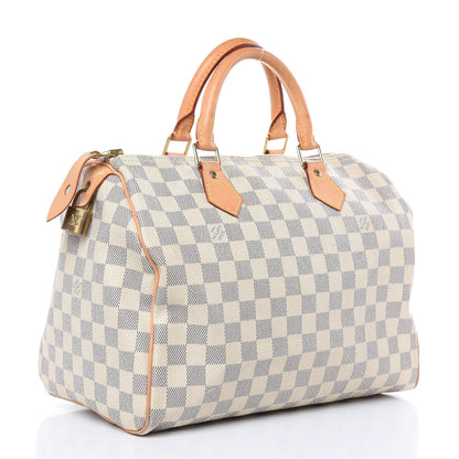 Louis Vuitton Damier Azur Speedy 30 3 of 19