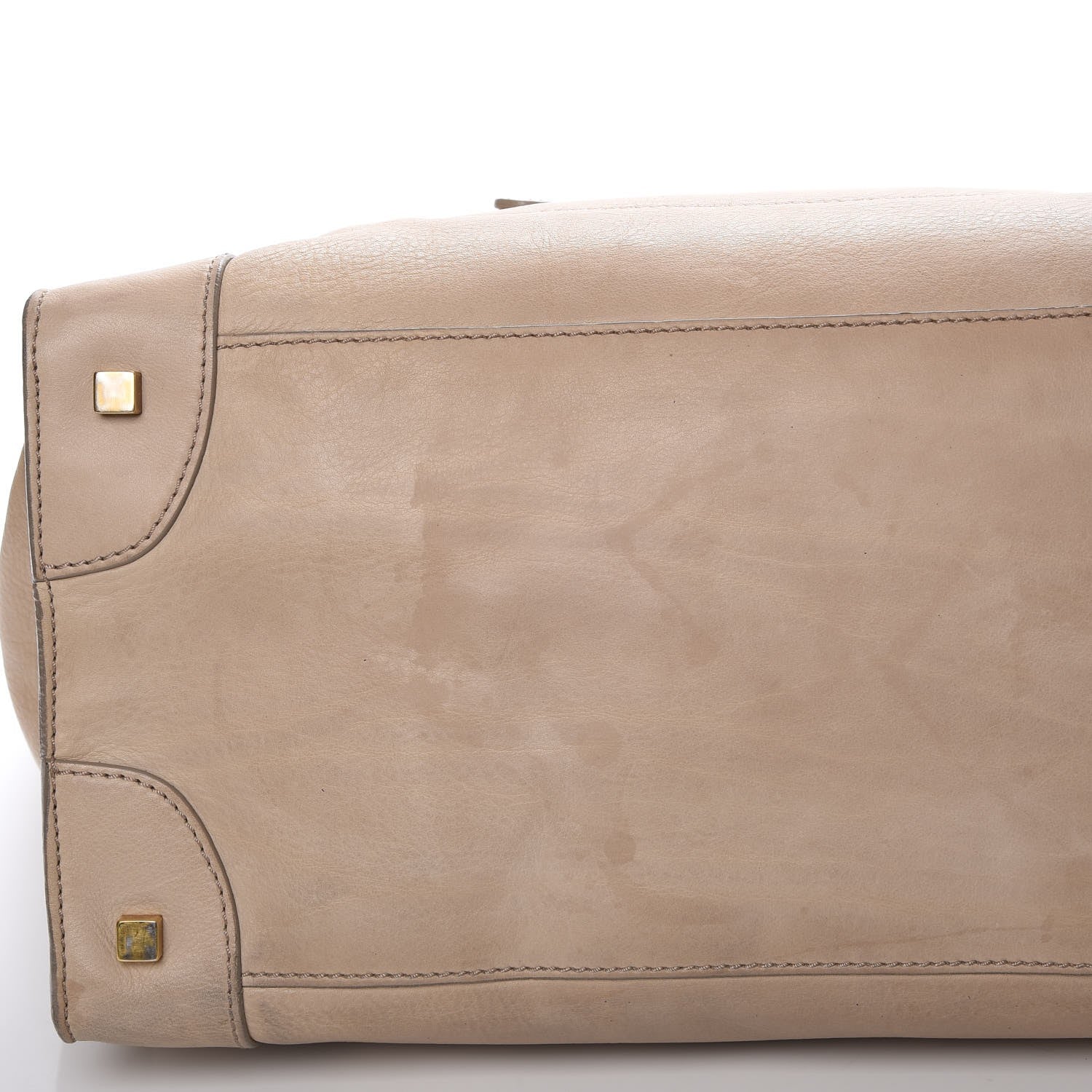 Celine Drummed Calfskin Medium Luggage Camel 19 of 21