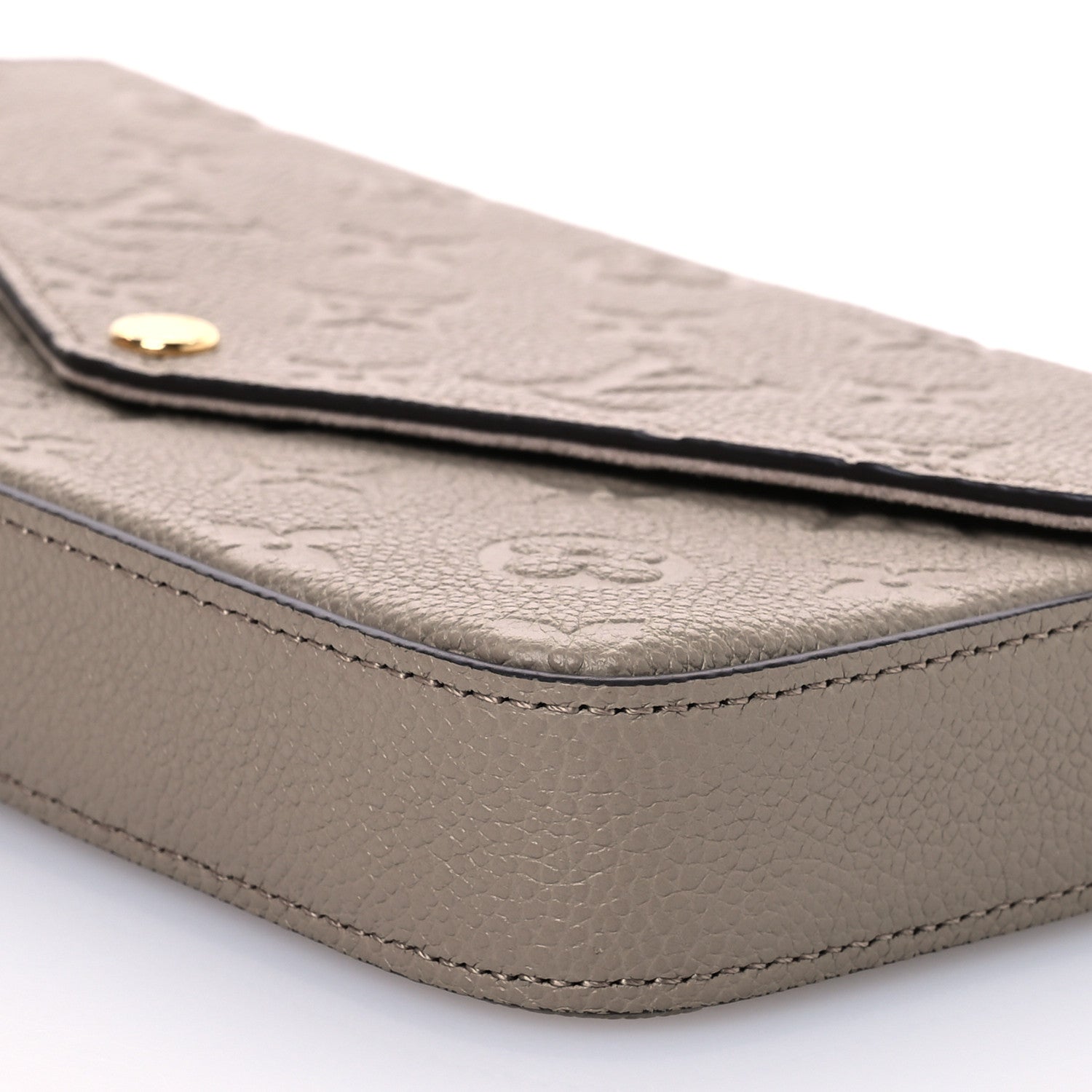 Louis Vuitton Empreinte Pochette Felicie Chain Wallet Tourterelle 10 of 11