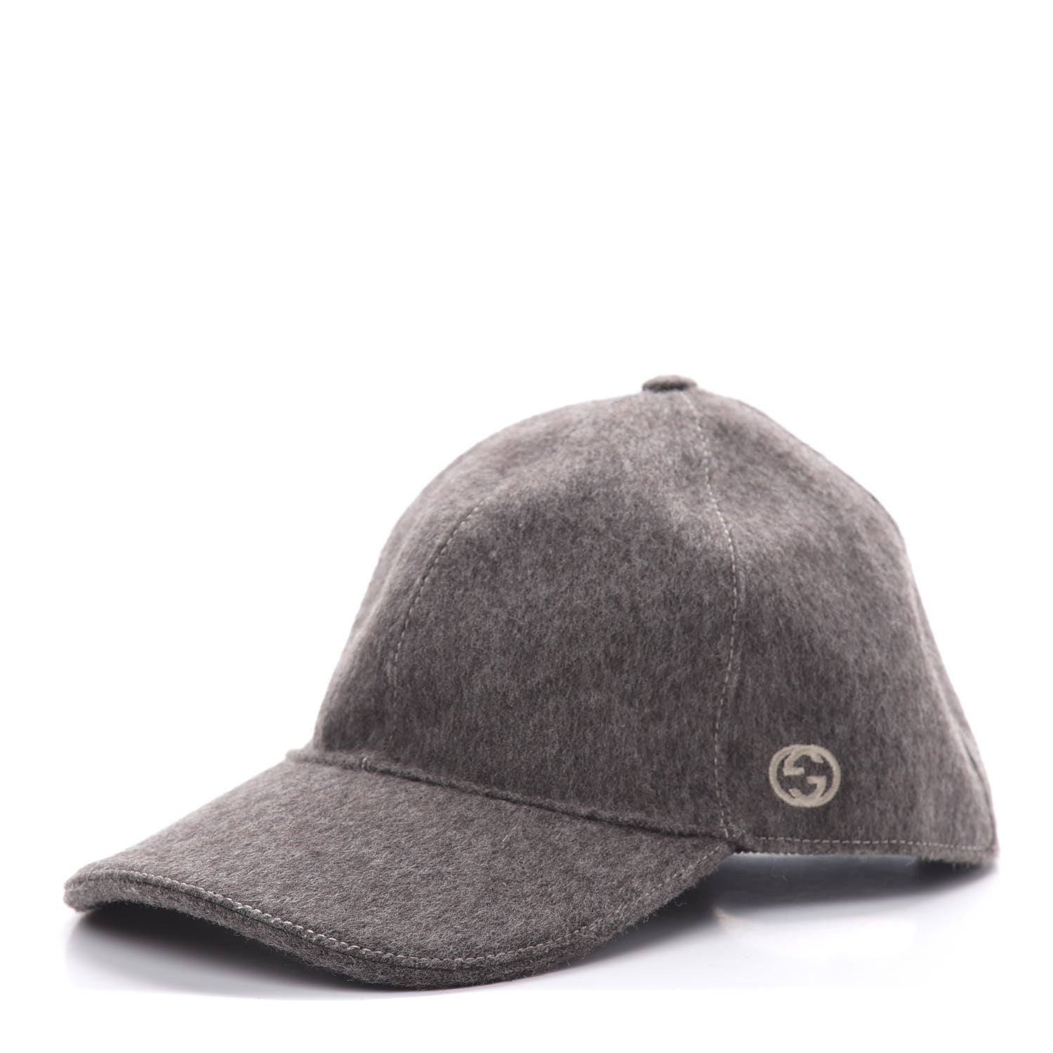 Gucci Wool Web Baseball Hat M Grey 1 of 7