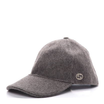Gucci Wool Web Baseball Hat M Grey 1 of 7