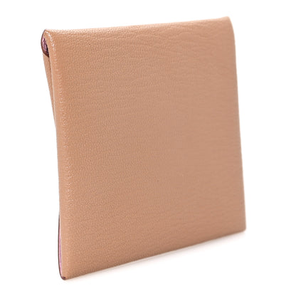 Hermes Chevre Mysore Bastia Verso Coin Purse Quebracho Mauve Sylvestre 3 of 7