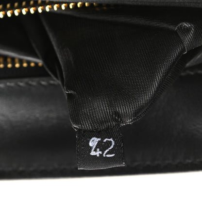 Dolce & Gabbana Calfskin Graffiti Printed Welcome Satchel White Black 7 of 10