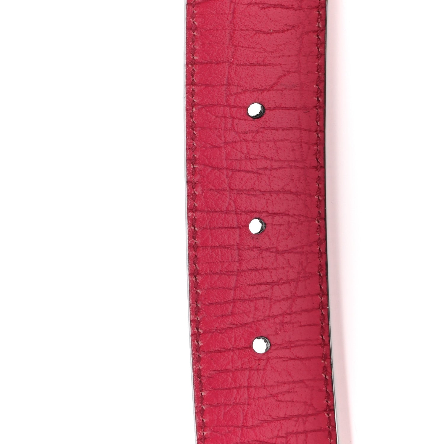 Gucci GG Supreme Monogram Plaque Belt 85 34 Fuchsia 4 of 6