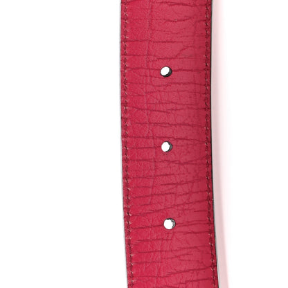 Gucci GG Supreme Monogram Plaque Belt 85 34 Fuchsia 4 of 6