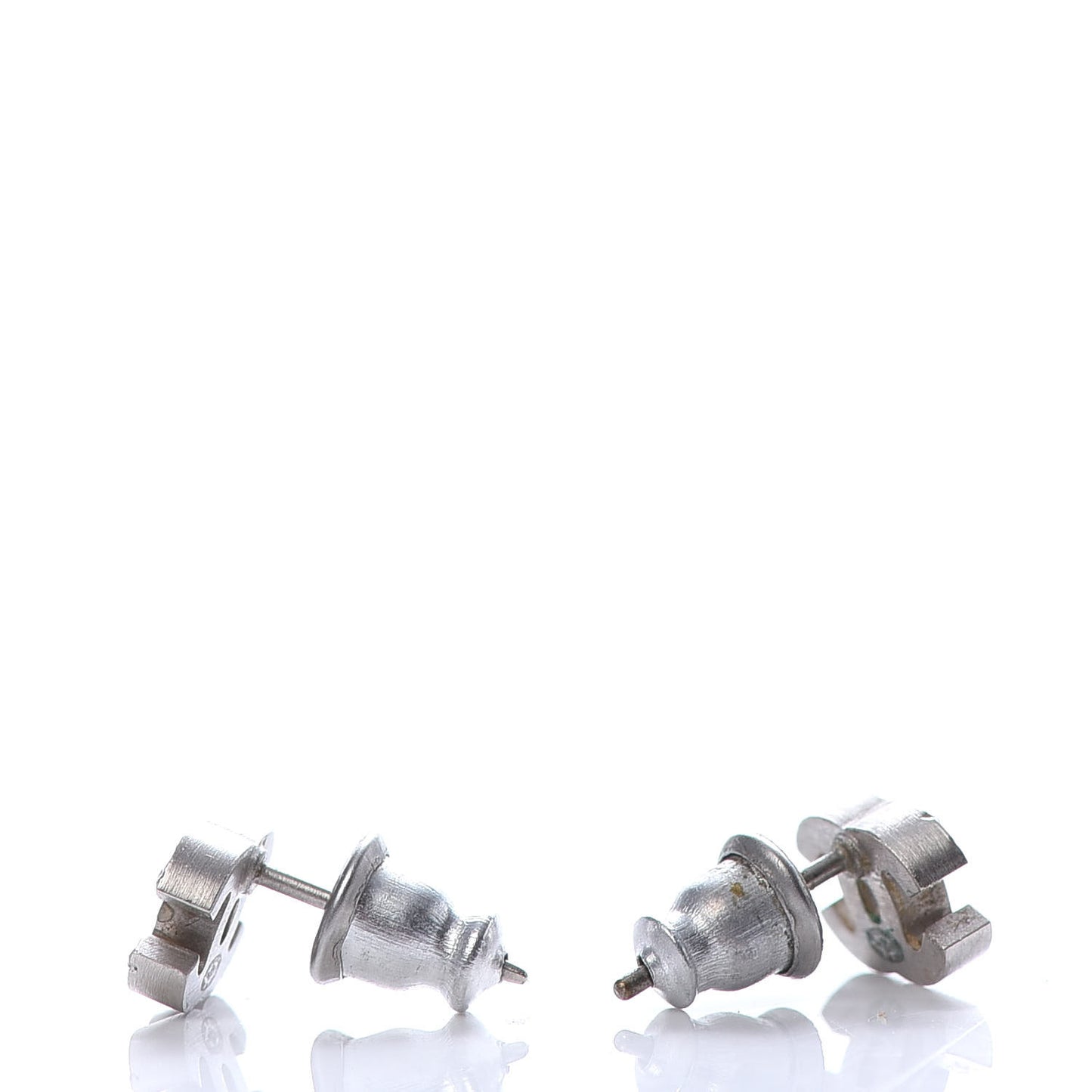 Crystal Mini Timeless CC Earrings Silver