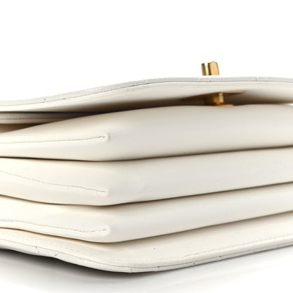 Chanel Caviar Quilted Small Top Handle Flap White 9 of 10