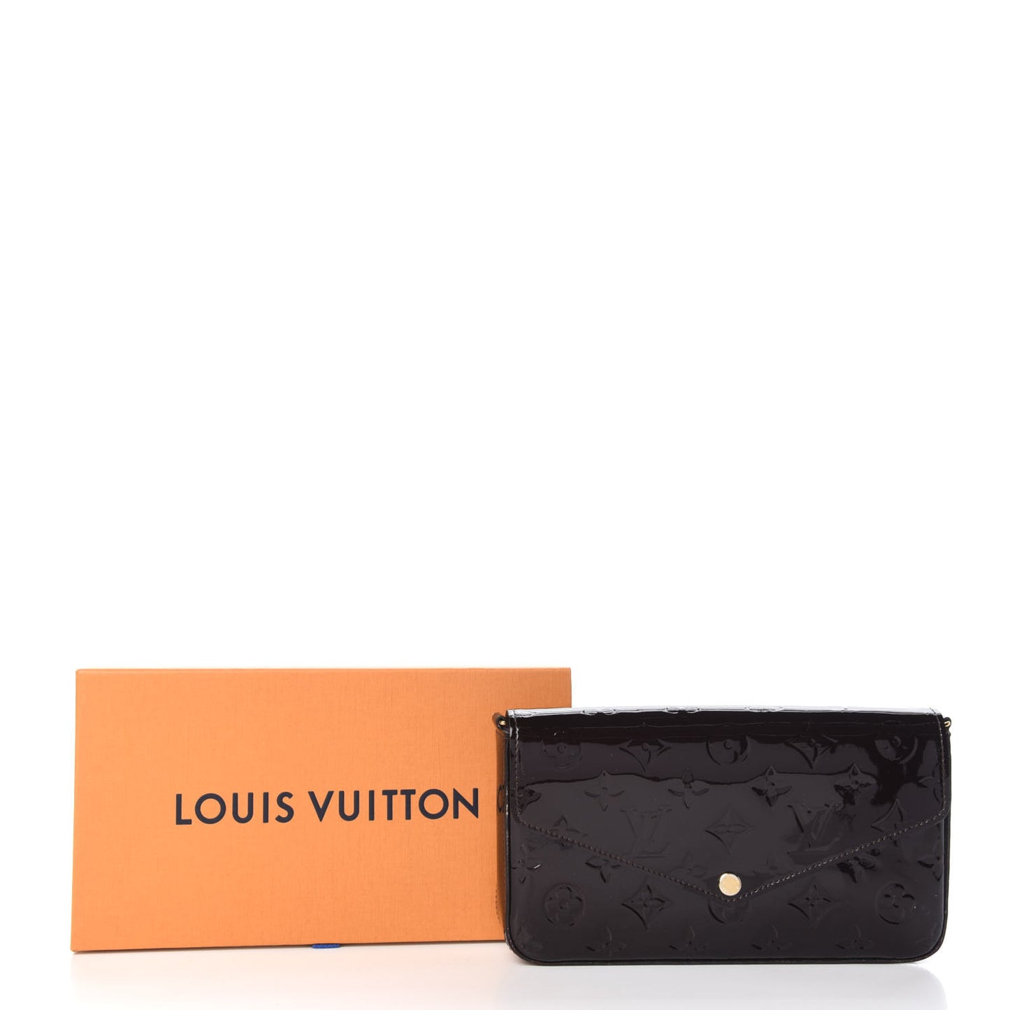 Vernis Pochette Felicie Chain Wallet Amarante