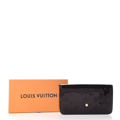 Louis Vuitton Vernis Pochette Felicie Chain Wallet Amarante 9 of 9