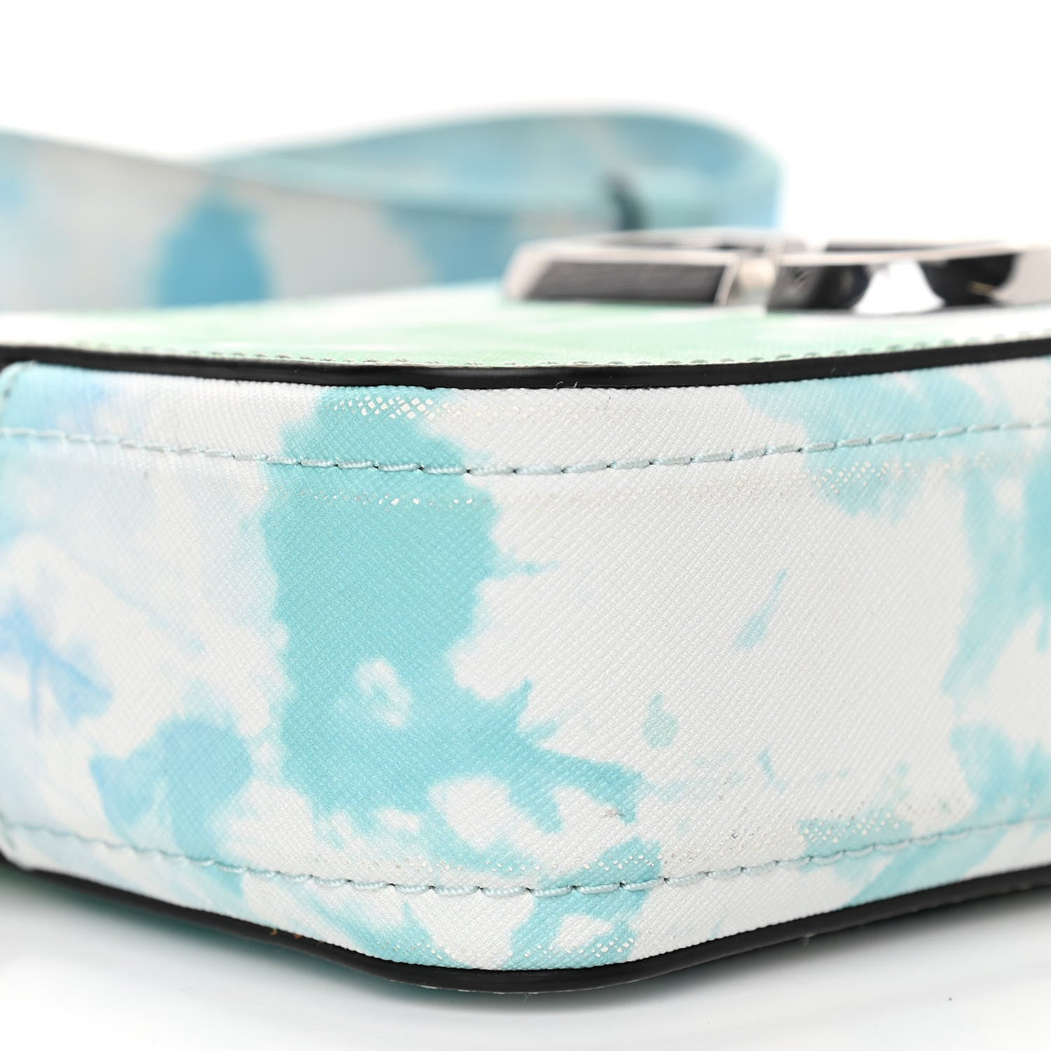 Marc Jacobs Saffiano Tie Dye Small Snapshot Camera Bag Blue Multicolor 10 of 15