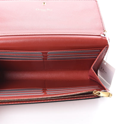 Christian Dior Grained Lambskin J'adior Croisiere Chain Wallet Red 4 of 8