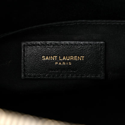 Saint Laurent Calfskin Matelasse Monogram Lou Camera Bag Military Green 6 of 10