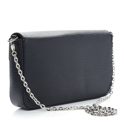 Louis Vuitton Epi Pochette Felicie Black 4 of 10
