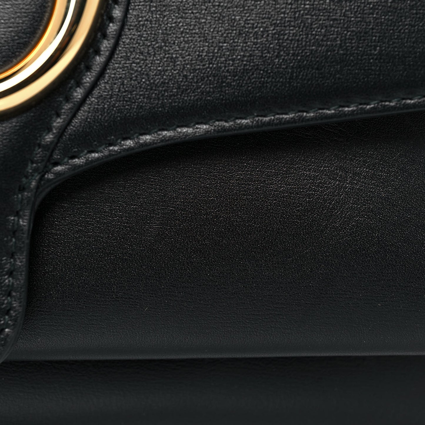 Vitello Palmellato Lux Small Arli Flap Shoulder Bag Black