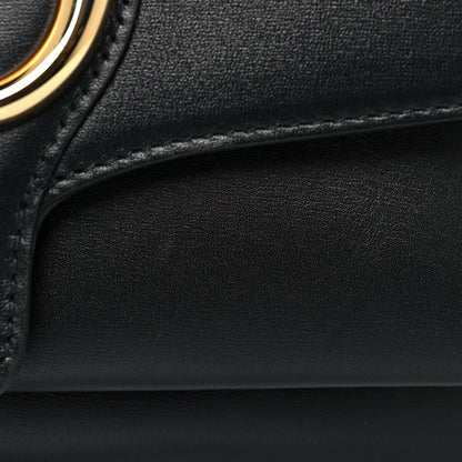 Gucci Vitello Palmellato Lux Small Arli Flap Shoulder Bag Black 14 of 14