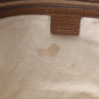 Gucci Monogram Cellarius Calfskin Medium Bella Hobo Beige Ebony Cuir 15 of 15