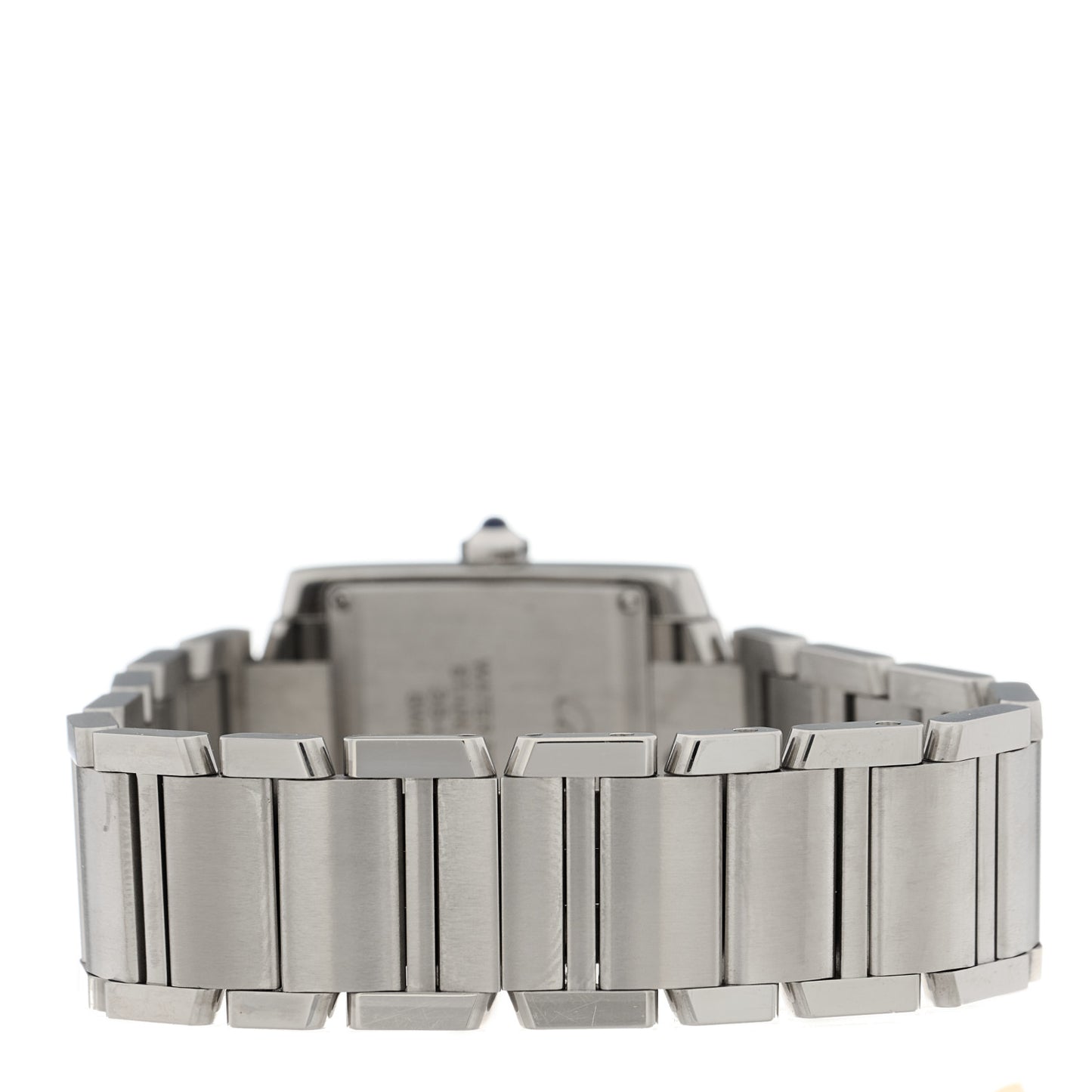 Stainless Steel Diamond Bezel 25mm Tank Francaise Quartz Watch
