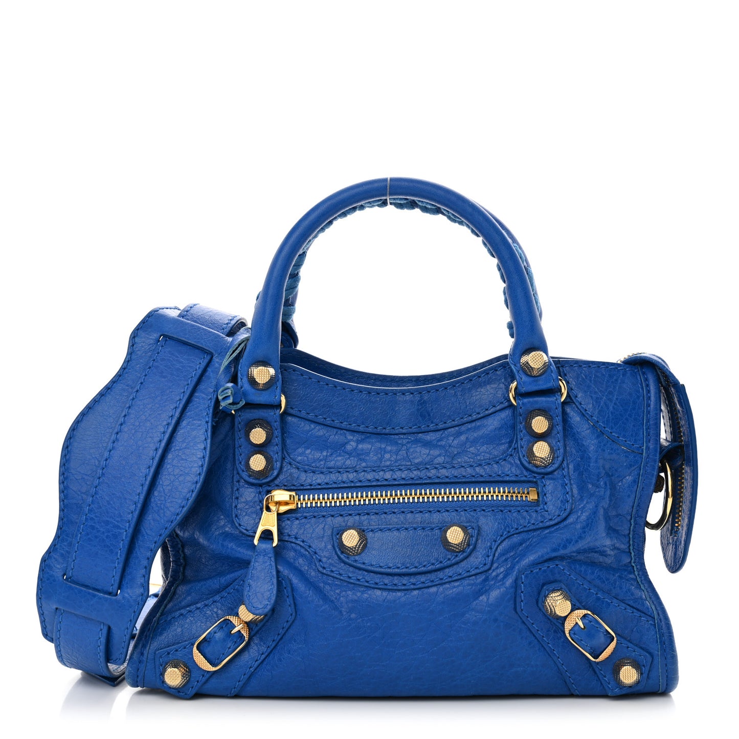 Agneau Giant 12 Gold Hardware Mini City Bleu Lazuli
