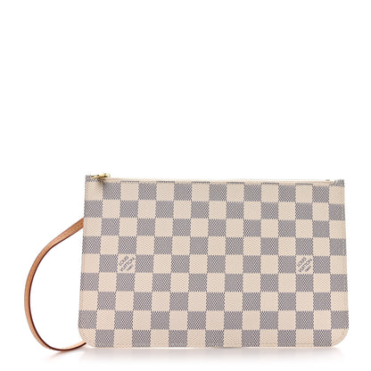 Louis Vuitton Damier Azur Neverfull MM GM Pochette 1 of 7