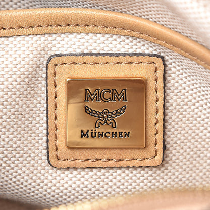 MCM Striped Visetos Mini Crossbody Bag Beige 9 of 14