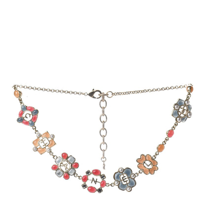 Chanel Resin Gripoix Poured Glass Pearl Necklace Multicolor 1 of 4