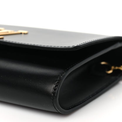Louis Vuitton Calfskin Chain Louise GM NM Black 9 of 10