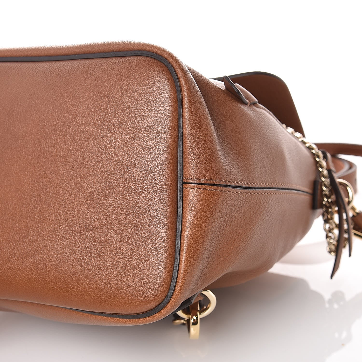 Chloe Suede Calfskin Small Faye Backpack Tan 9 of 12