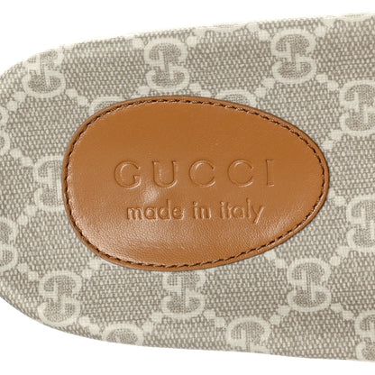 Gucci GG Supreme Monogram Demetra Mens Slide Sandals 9 White Mystic White 7 of 8