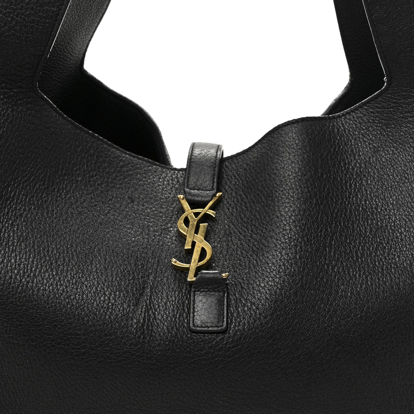 Grained Deerskin Bea Tote Black