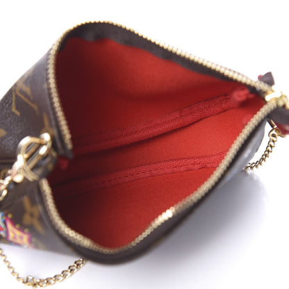 Louis Vuitton Monogram 2020 Christmas Animation Bumper Cars Mini Pochette Accessories Coquelicot 5 of 8