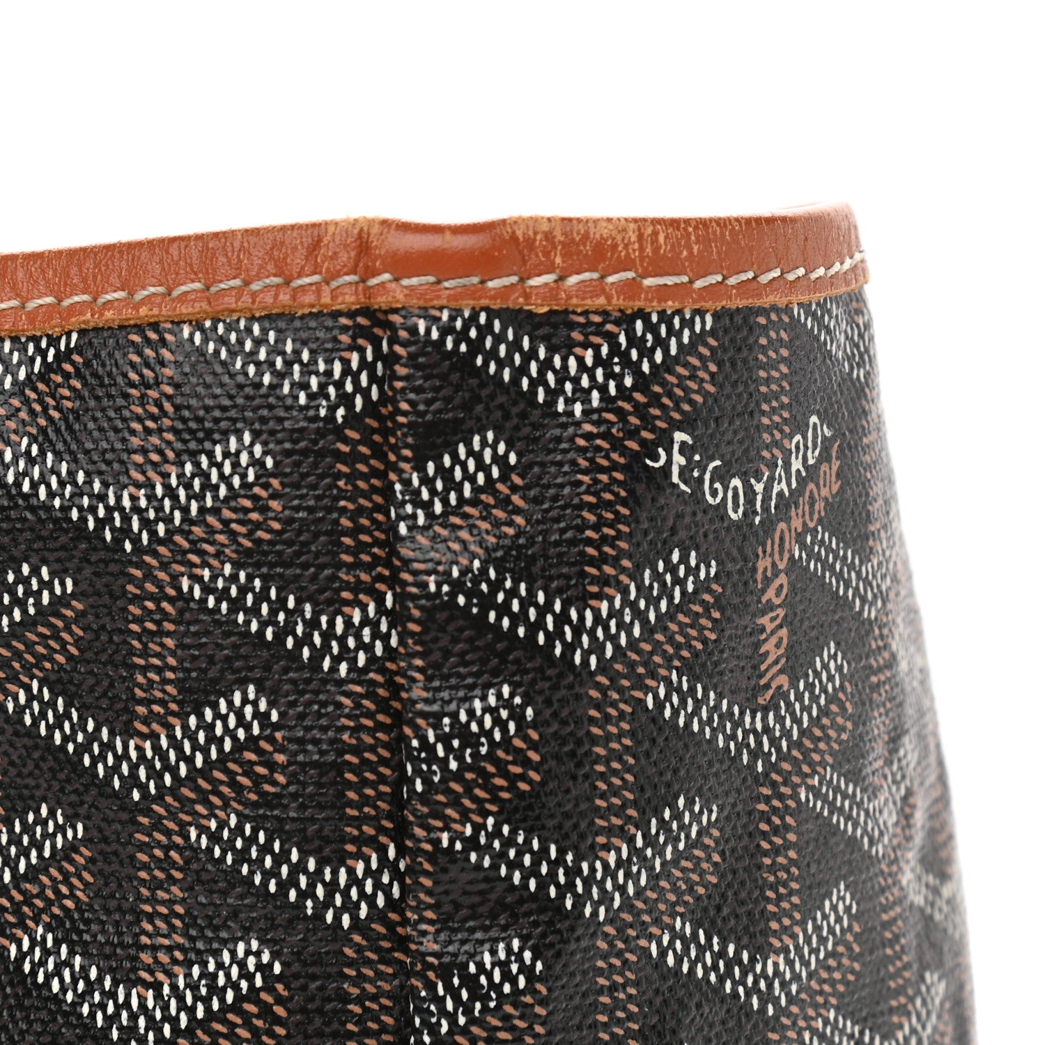 Goyard Goyardine Saint Louis GM Black Gold 20 of 20