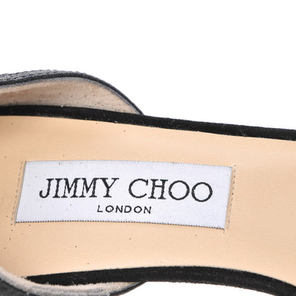 Jimmy Choo Lace Filo d'Orsay Kitten Pumps 38 Black 10 of 12