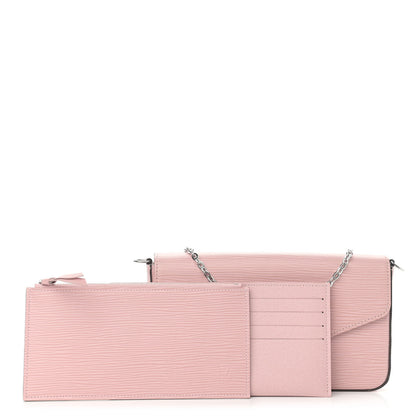 Louis Vuitton Epi Pochette Felicie Rose Ballerine 1 of 13