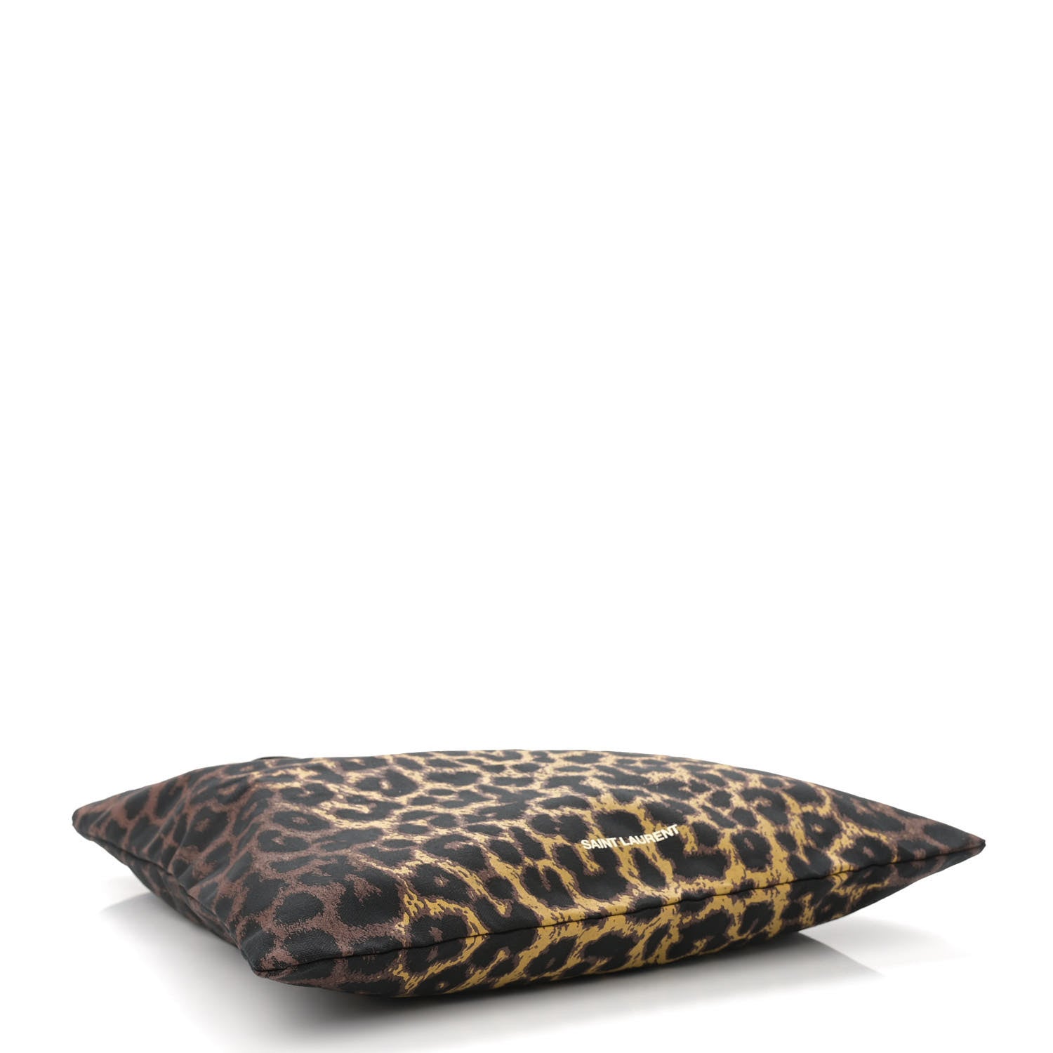 Saint Laurent Canvas Leopard Tote Black 4 of 13