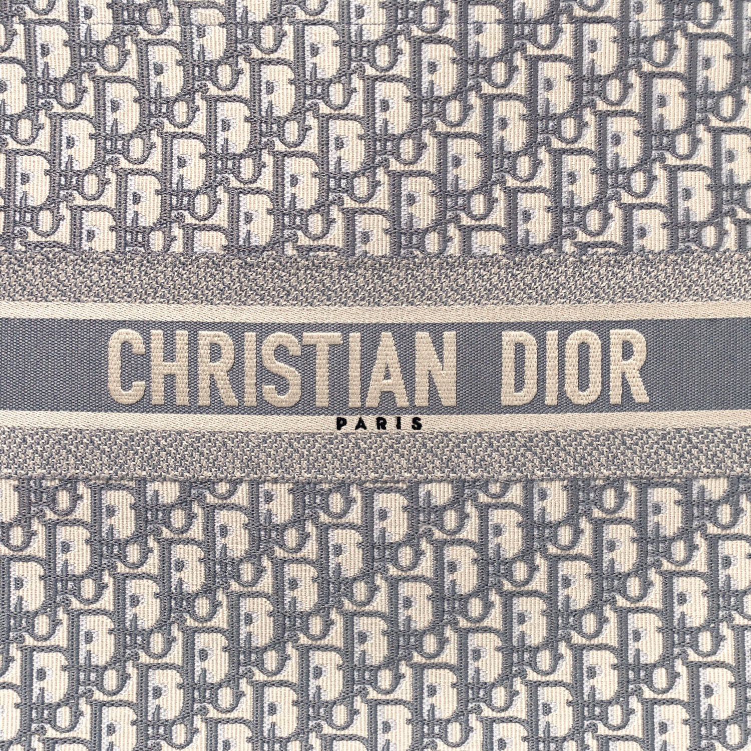 Christian Dior Oblique Large Book Tote Grey 8 of 12