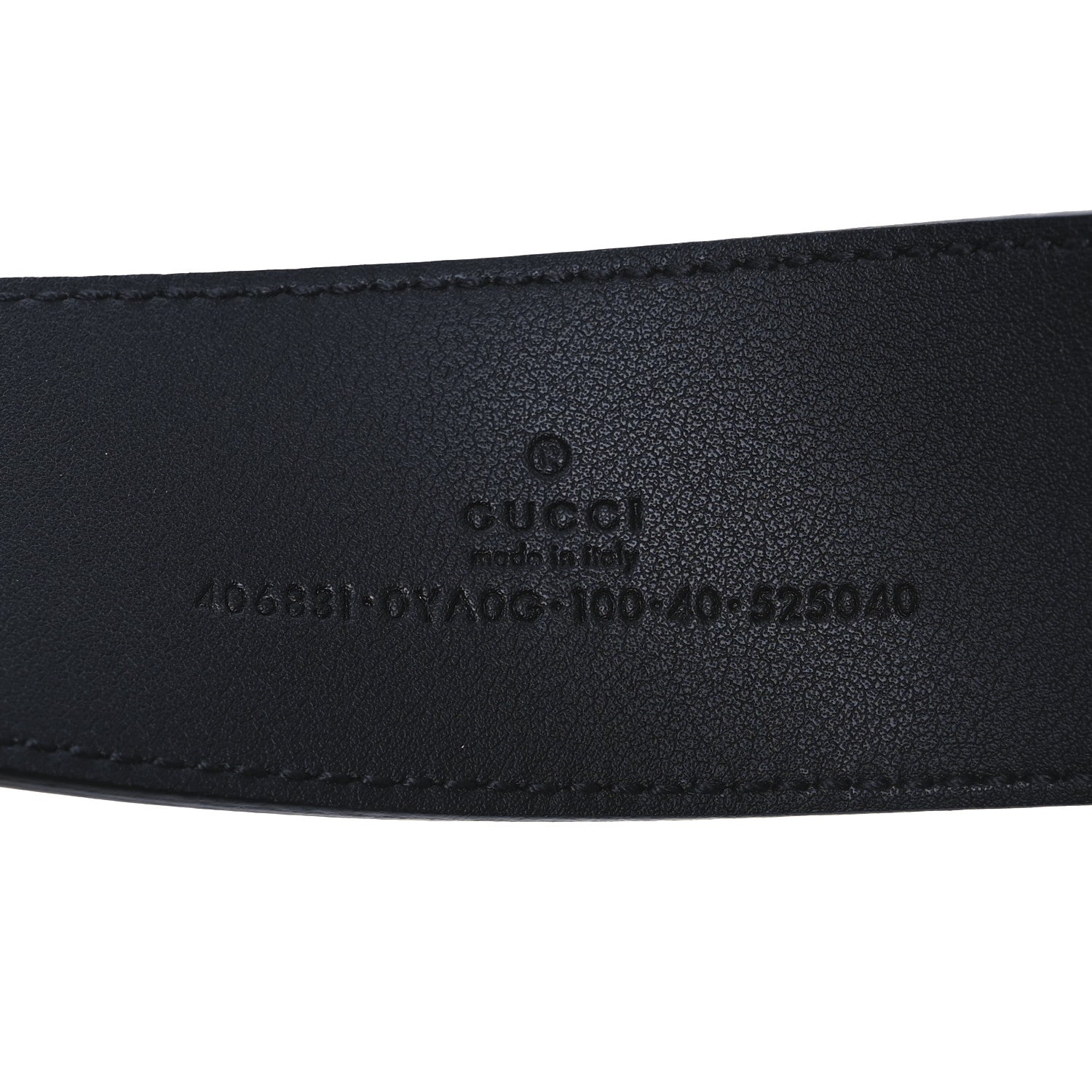 Gucci Calfskin Double G 40mm Belt 100 40 Black 5 of 7