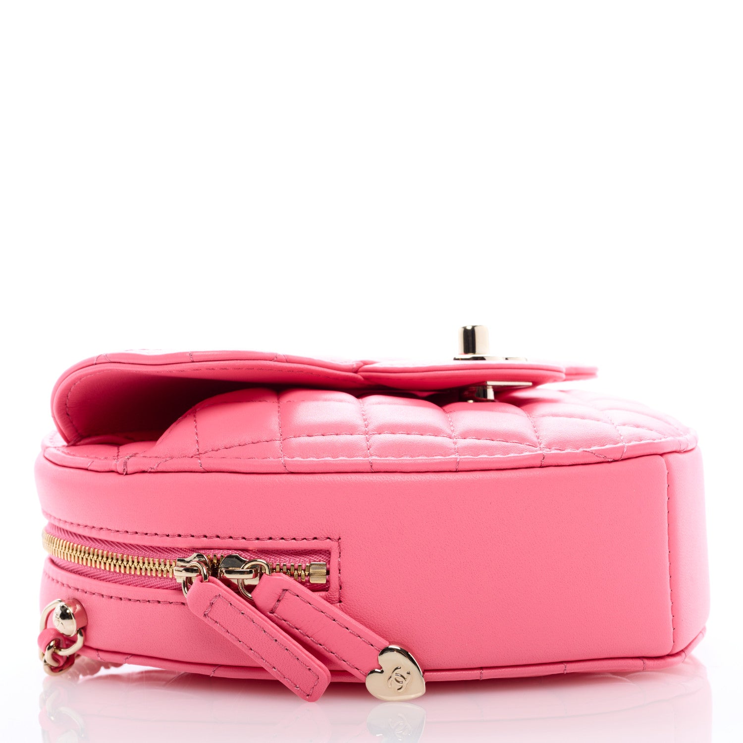 Chanel Lambskin Quilted CC In Love Heart Bag Pink 4 of 8