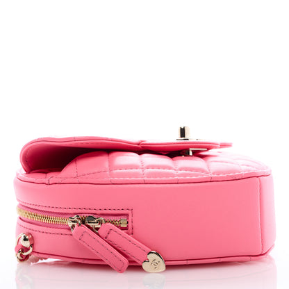 Chanel Lambskin Quilted CC In Love Heart Bag Pink 4 of 8