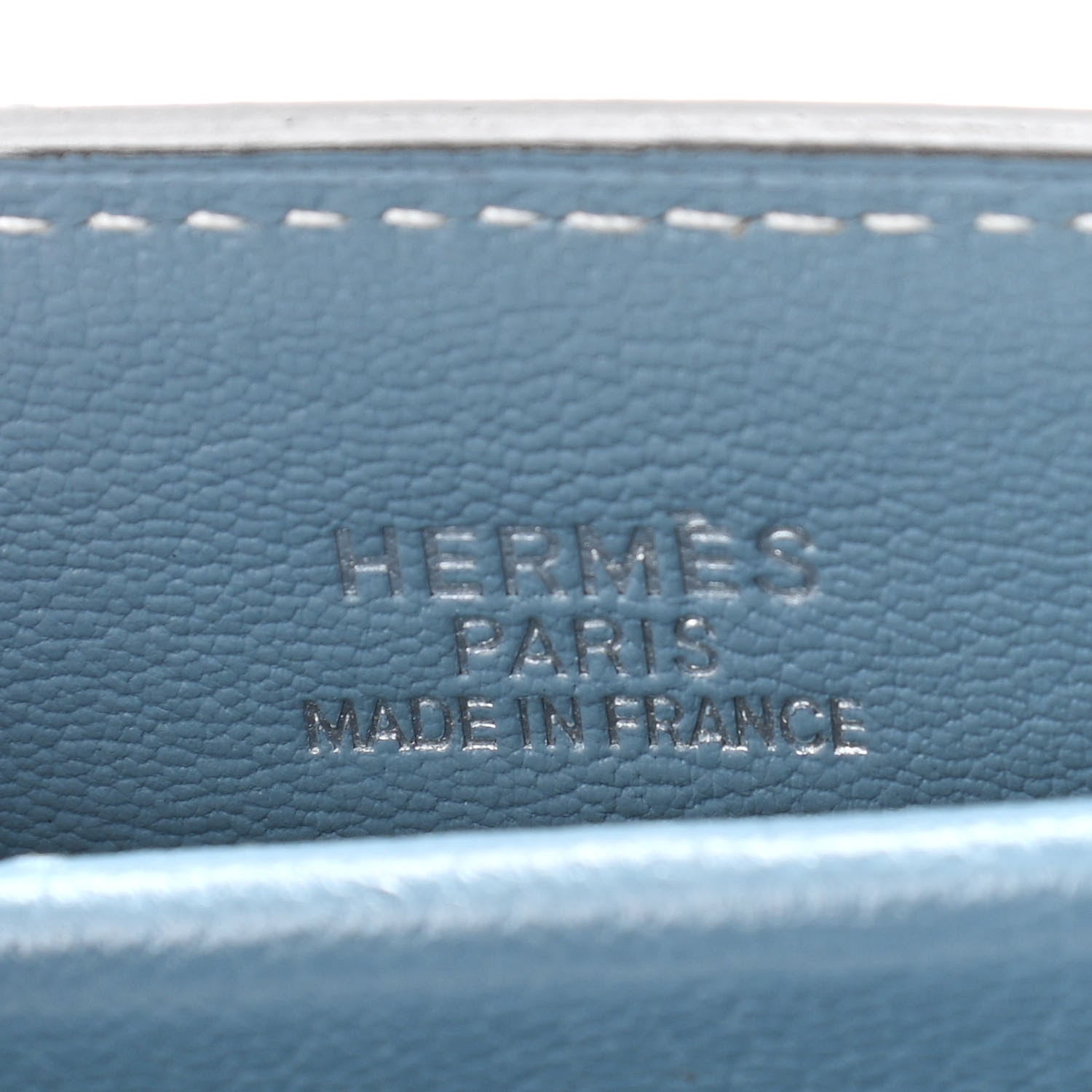 Hermes Togo Cabana Tote Blue Jean 6 of 12