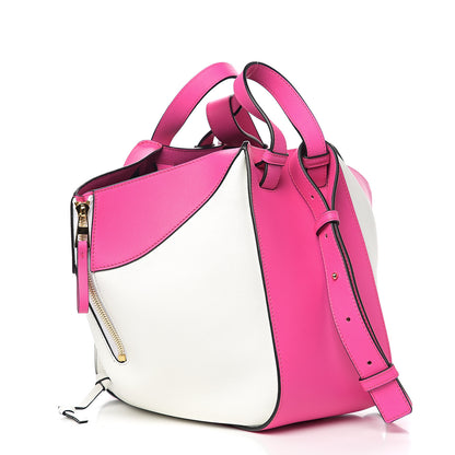 Loewe Calfskin Small Hammock Shoulder Bag Shocking Pink White 2 of 10