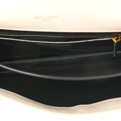 Saint Laurent Lambskin Quilted Mini Gaby Satchel Blanc Vintage 5 of 12