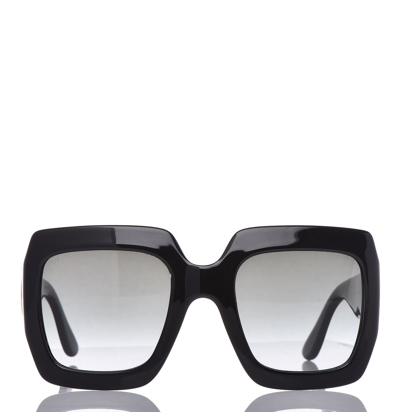 Acetate Square Frame Sunglasses GG0053S Black