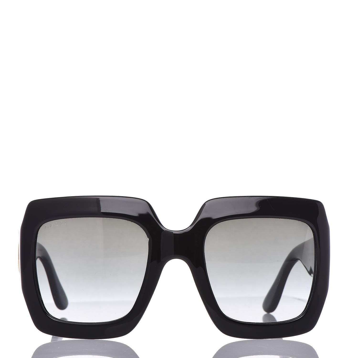 Gucci Acetate Square Frame Sunglasses GG0053S Black 2 of 7