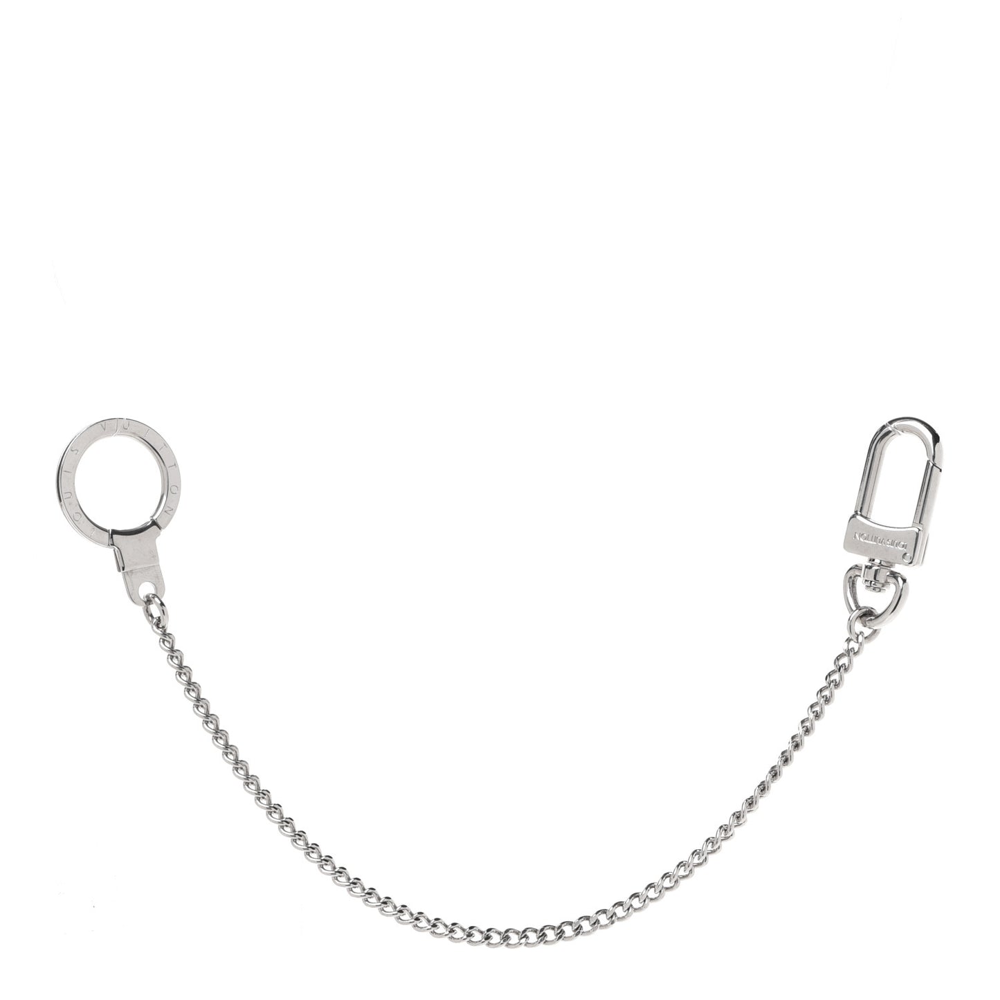 Pochette Extender Key Ring Chain Silver