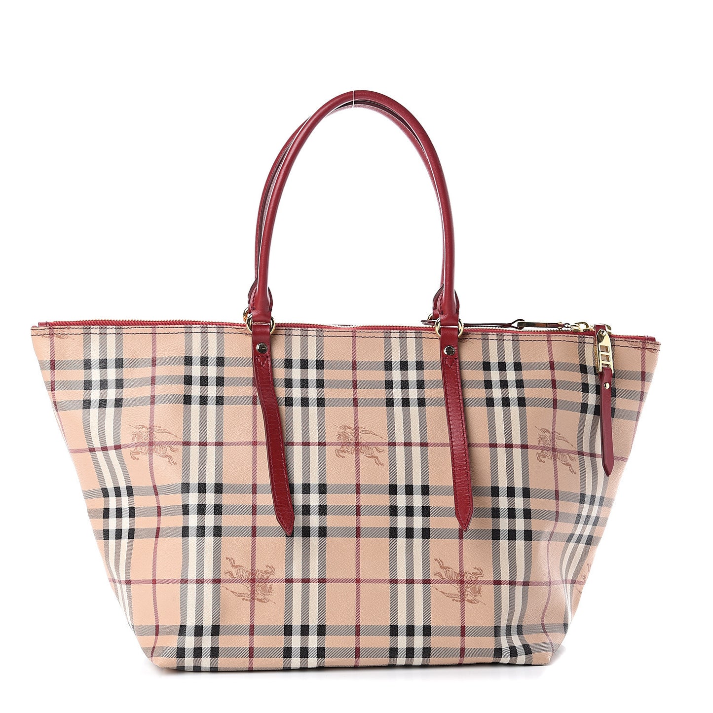 Haymarket Check Medium Salisbury Tote Military Red