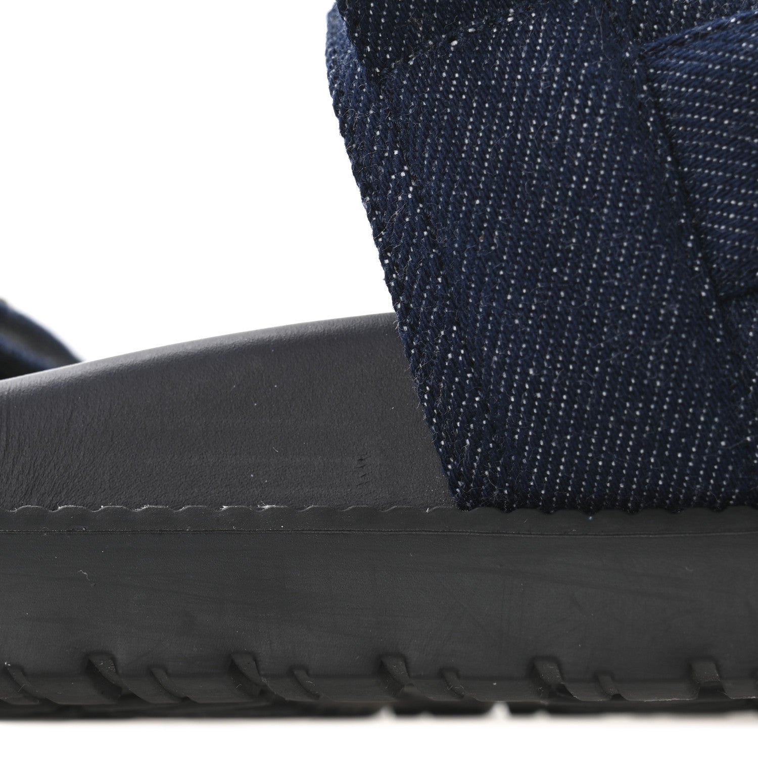 Louis Vuitton Denim Sunset Comfort Flat Sandals 37.5 Blue 1722034
