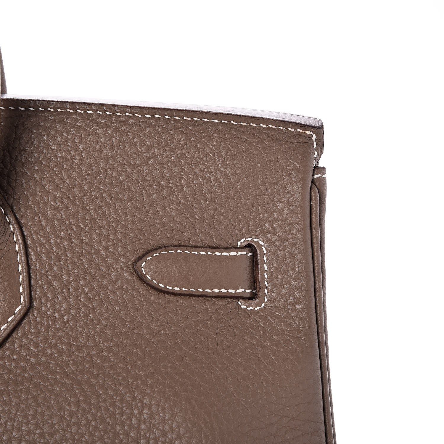 Hermes Taurillon Clemence Birkin 35 Etoupe 30 of 32