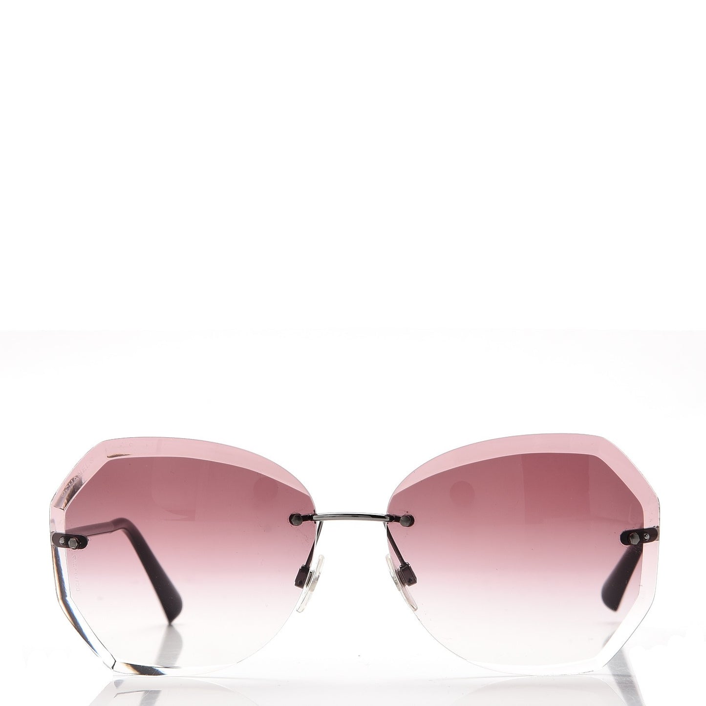 Metal Spring Round Sunglasses 4220 Pink