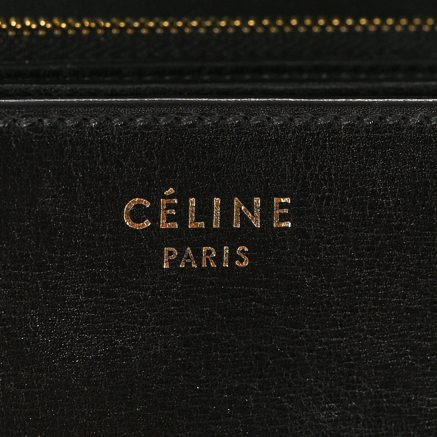 Celine Box Calfskin Medium Classic Box Flap Bag Black 6 of 11